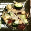 chirochan☆'s cooksnap of when they made きゅうりと紫たまねぎと豆のサラダ.