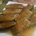 はちみつ223's cooksnap of when they made 美味！！ピーマン＆なすの肉詰めあんかけ.
