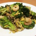 kakipy's cooksnap of when they made 海老とブロッコリーのペペロンチーノ風炒め.