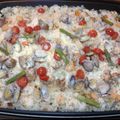 karagonn's cooksnap of when they made 残りご飯でパエリヤ風☆.