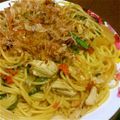 um1210's cooksnap of when they made 超簡単♡材料自由の和風スパゲッティ基本.