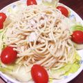 ayaakari's cooksnap of when they made 簡単美味しい★ツナマヨのサラスパ.
