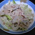 ++ゆうこ++'s cooksnap of when they made れんこんの梅マヨサラダ.