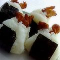 ne-ne's cooksnap of when they made 鶏皮チップスの天むす風.