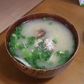 サーフブレイド's cooksnap of when they made 昆布だしが利いた♪あさりの味噌汁.