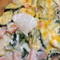 baromogu's cooksnap of when they made 簡単とろとろ♪ズッキーニとかぶのグラタン.
