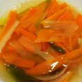 z_porch's cooksnap of when they made 生春巻きの皮で簡単野菜スープ.
