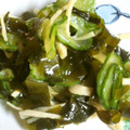 のえもゆ's cooksnap of when they made 胡瓜とワカメと生姜の酢の物♪.