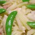 Rick_t's cooksnap of when they made 新ジャガ、筍のクリームパスタ（ペンネ）.