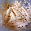 桜ドロップ's cooksnap of when they made 大根シャキシャキ＋辛子明太子ピリリッ＝◎.