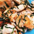 R女子's cooksnap of when they made 大葉が香る☆鶏胸肉の揚げ焼き〜♪.