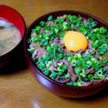 チャンきよ's cooksnap of when they made 吉野家風の牛丼.