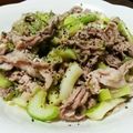 りみりみちゃん's cooksnap of when they made セロリと豚バラのネギ塩レモン炒め.