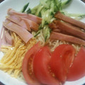 ♡♡山P大好き♡♡'s cooksnap of when they made 簡単１０分錦糸玉子がうまい～冷やし中華.