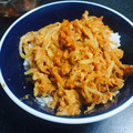 ちね坊's cooksnap of when they made エビチリ風！もやしだけの簡単丼.
