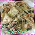 まゆちゃろ's cooksnap of when they made もやしたっぷり♡チーズチヂミ.