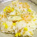 なななな♡MaMa's cooksnap of when they made 炊飯器で簡単！ガーリックエビピラフ.