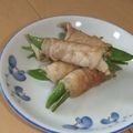 きらり流れ星's cooksnap of when they made スナップえんどうの肉巻きΨ(‾∇‾)Ψ.