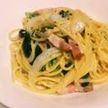 たこるまめお's cooksnap of when they made 簡単なのに、濃厚クリームパスタ♡.