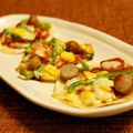 苺みるん＊'s cooksnap of when they made 簡単♪餃子の皮でピザパーティー.