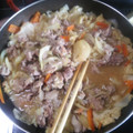 うみこひつ's cooksnap of when they made キャベツと豚こまの重ね蒸し.