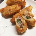 まりもつこ。's cooksnap of when they made 豚肉の大葉チーズフライ.