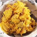 さくらMr87's cooksnap of when they made カフェ風！さつま芋と南瓜のスイーツサラダ.