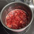 まいプー's cooksnap of when they made 1パックで作る♡簡単イチゴジャム.