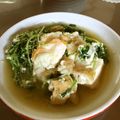 ばるさもす's cooksnap of when they made じゅわ～っと美味しい豆腐と豆苗卵とじ.