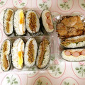 komutatata's cooksnap of when they made しょうが焼きおにぎらず.