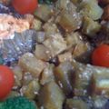 どれみ０８'s cooksnap of when they made 冷食作ろ❤【キャラ弁】の友サイコロ大学芋.