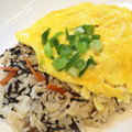 こはる・▽・'s cooksnap of when they made 残りものリメイク☆ひじきの和風オムライス.