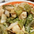 ゆい11312's cooksnap of when they made 絹さやと鶏胸肉のオイマヨ炒め★.