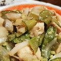 ゆい11312's cooksnap of when they made 豚肉オイマヨ炒め☆～絹さや ・ 人参と～.