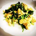 NanaDome's cooksnap of when they made ほうれん草たまご.