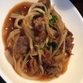 真祐華's cooksnap of when they made 時短　節約で簡単☆牛細切れ肉でモヤシ炒め.