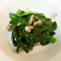 kinkikiss's cooksnap of when they made ♡ニラとアンチョビの炒め物.