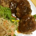 ESPERANSA's cooksnap of when they made お肉は半分!!節約ヘルシーハンバーグ♡.