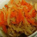 チロにゃんこ's cooksnap of when they made ルクルーゼで☆切り干し大根の煮物.