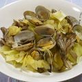 Haru Haru's cooksnap of when they made フライパン一つで♪アサリとお野菜の酒蒸し.