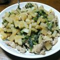 なーた142's cooksnap of when they made 大根＆大根葉と豚肉炒め.
