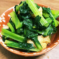 にゃゎゎ's cooksnap of when they made こまつな、揚げの煮浸し.