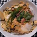 makichaki's cooksnap of when they made ひじきの煮物リメイク☆卵とじ丼.