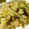 miyabi's cooksnap of when they made 簡単ミミガーとキャベツの甘辛炒め煮.