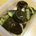 さおりん@料理特訓中's cooksnap of when they made 簡単☆美味☆きゅうり&ナスのからし漬物.