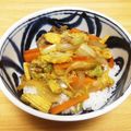 つるpigeonn's cooksnap of when they made 冷蔵庫整理！中華丼＆皿うどん◼︎餡◼︎.