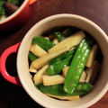 twママ's cooksnap of when they made パパッと１品♪きのこときぬさや炒め.