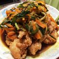 huu_ka's cooksnap of when they made 鶏のから揚げ香味ソースがけ.