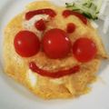 eiyoushi's cooksnap of when they made アンパンマンキャラオムライス.