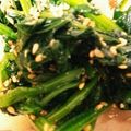 キキmama♪'s cooksnap of when they made 5分で!!ホウレン草のごま和え♪.